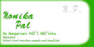 monika pal business card